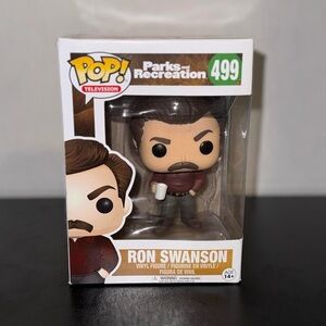 Funko Pop figure Ron Swanson 499 Parks and Recreation